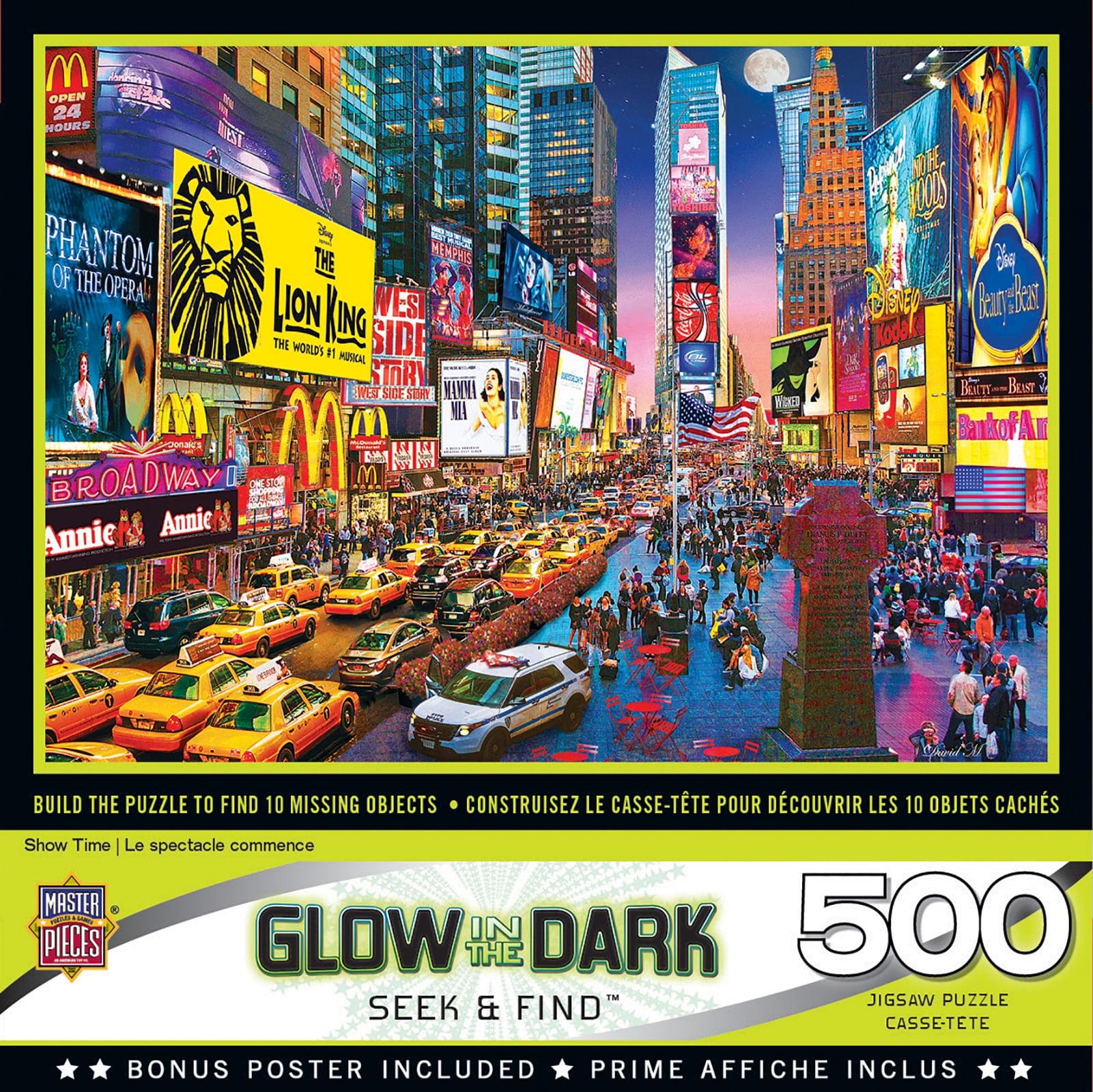 MasterPieces Seek And Find Collection - Show Time 500 Piece Jigsaw ...