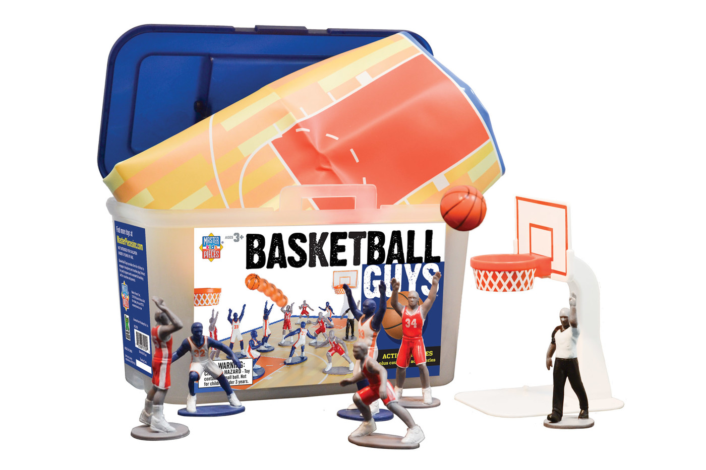 MasterPieces Sports Guys Action Figure Set Basketball Guys 11 Pieces