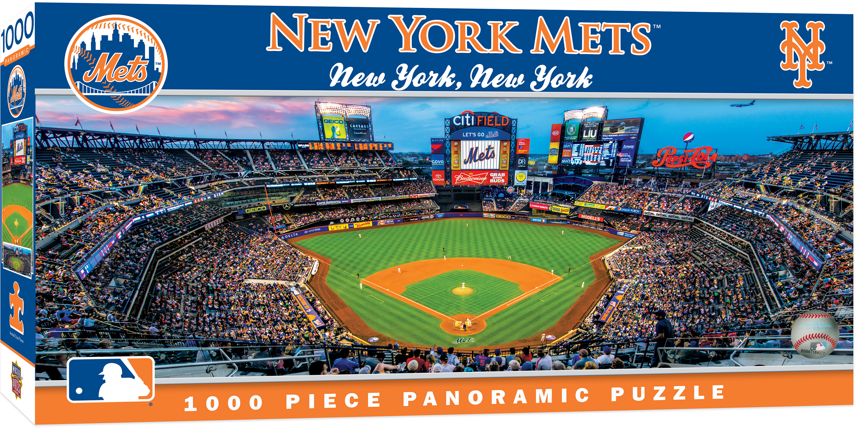 MasterPieces Sports Panoramic Puzzle - MLB New York Mets Center View - image 1 of 4