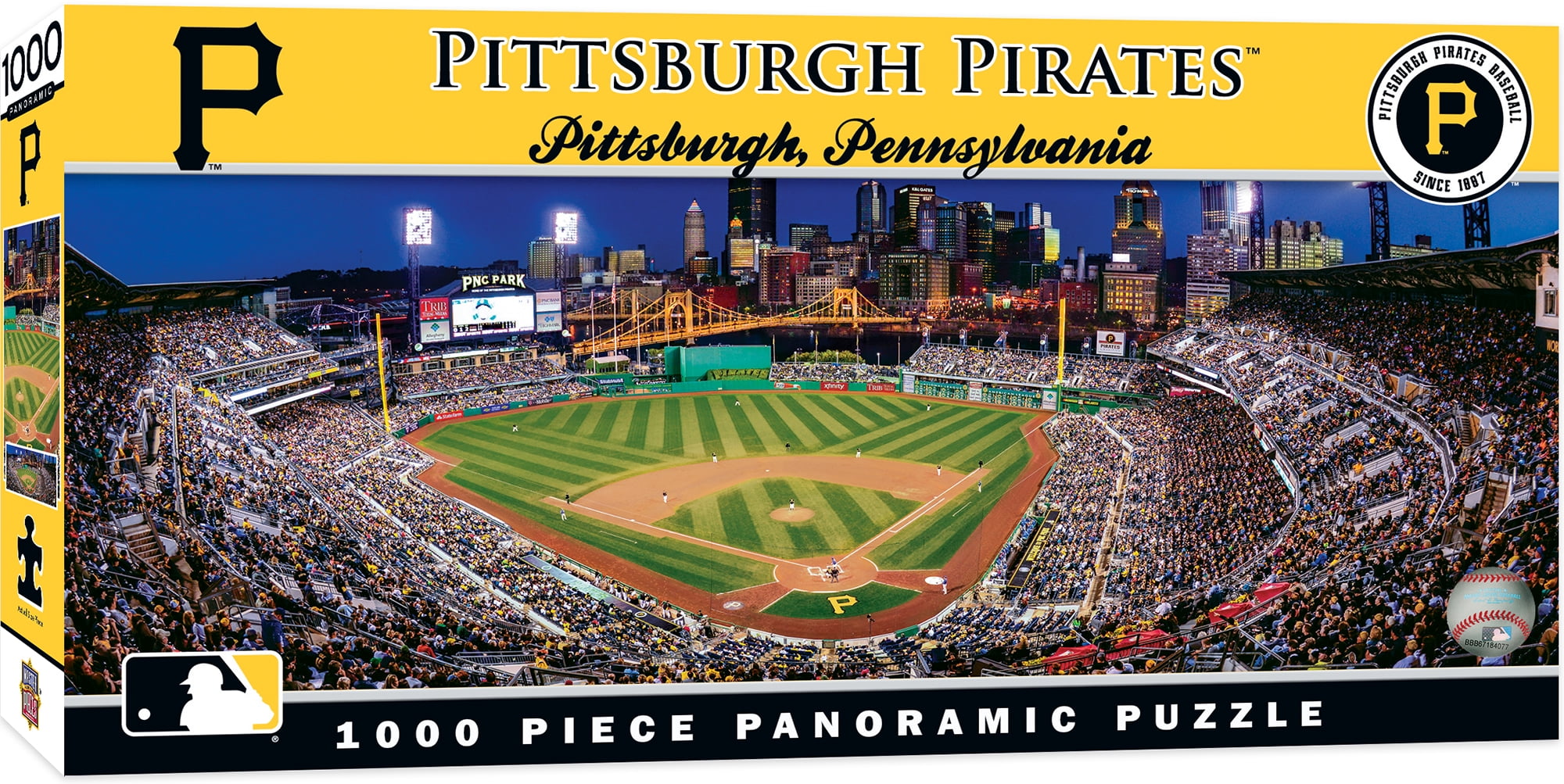 MasterPieces Sports Panoramic Puzzle - MLB Pittsburgh Pirates Center View