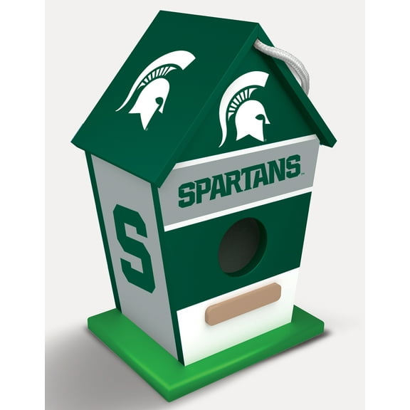 MasterPieces Team Logo Wood Birdhouse - NCAA Michigan State Spartans
