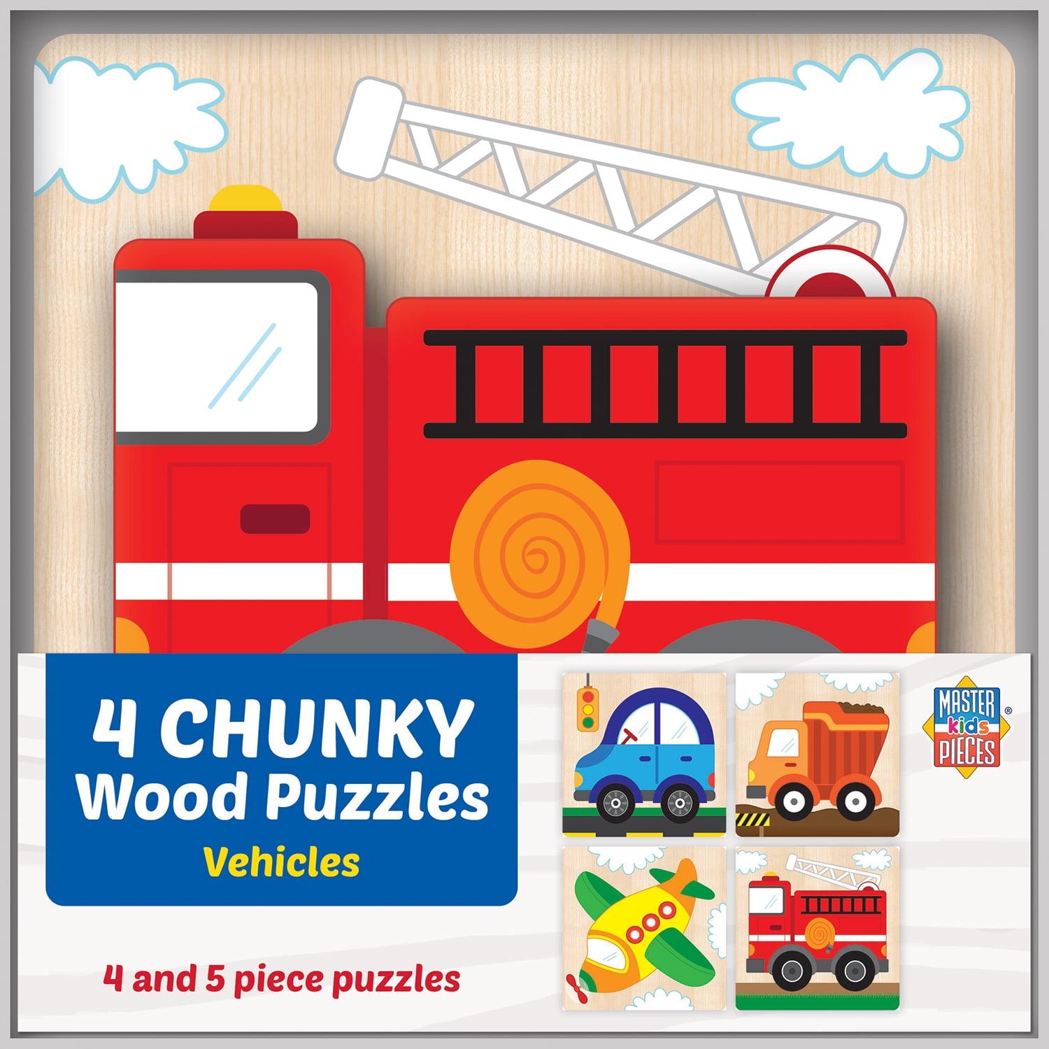 Chunky wooden puzzles clearance
