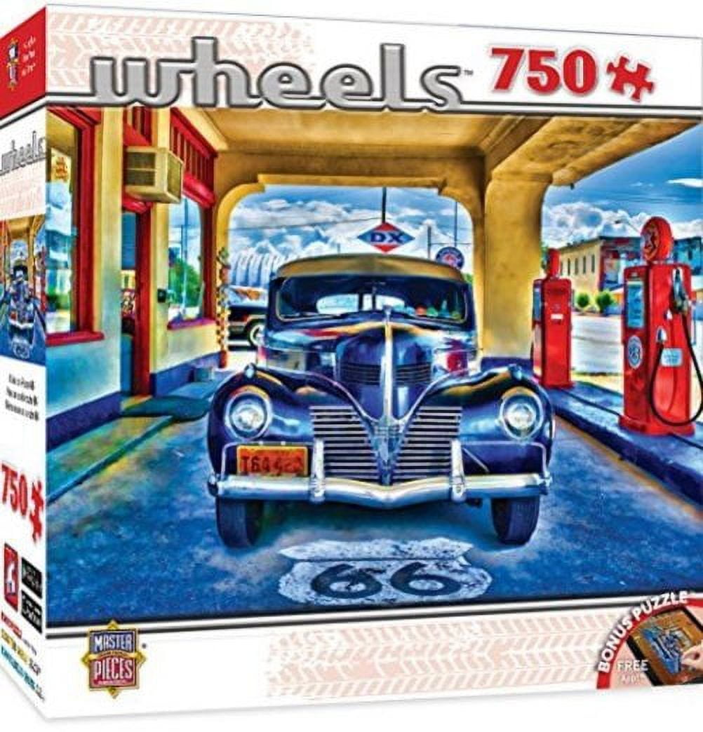 MasterPieces Wheels Kicks On Route 66 Puzzle, 750 Piece - Walmart.com
