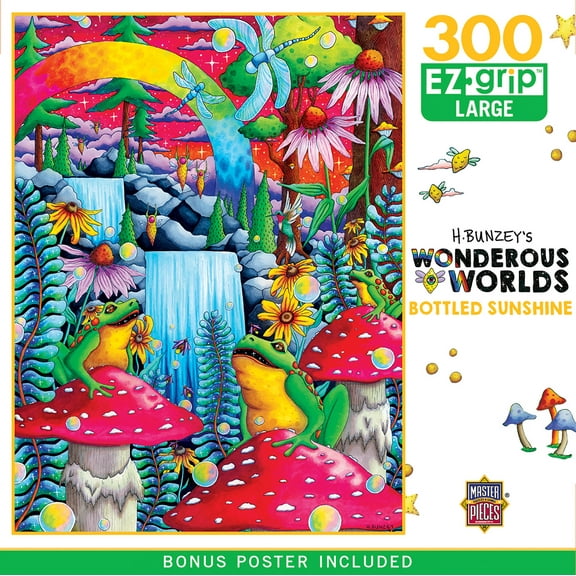 MasterPieces Wonderous Worlds - Bottled Sunshine 300 Piece EZ Grip Puzzle