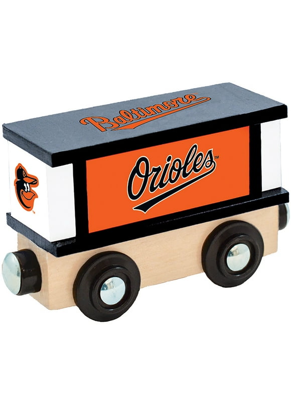 MasterPieces Wood Train Box Car - MLB Baltimore Orioles