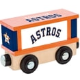 thumbnail image 1 of MasterPieces Wood Train Box Car - MLB Houston Astros, 1 of 4