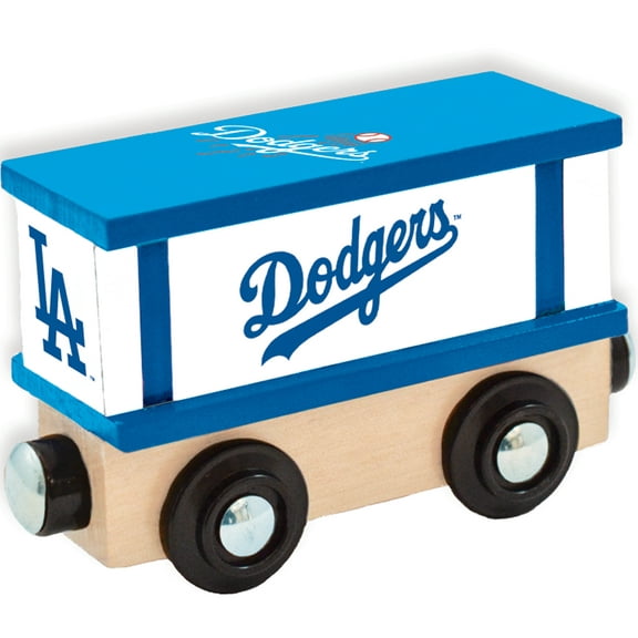 MasterPieces Wood Train Box Car - MLB Los Angeles Dodgers