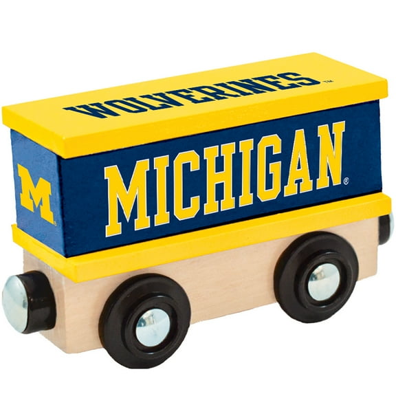 MasterPieces Wood Train Box Car - NCAA Michigan Wolverines
