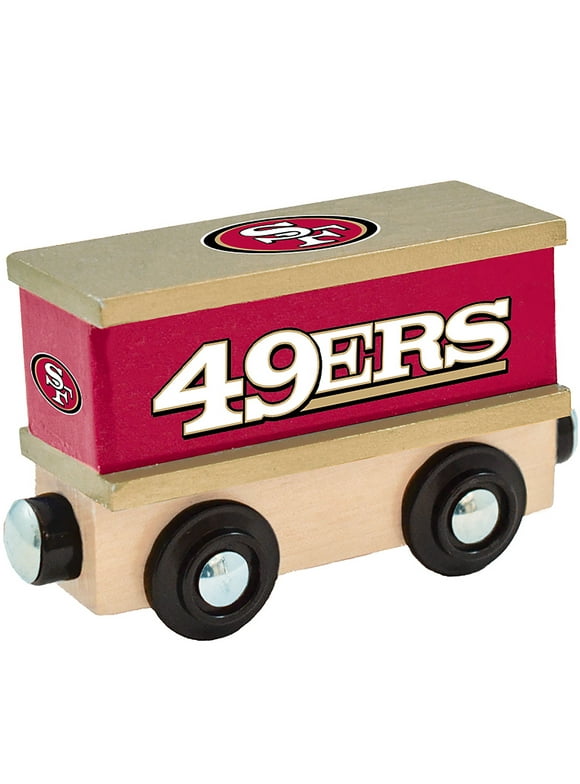 MasterPieces Wood Train Box Car - NFL San Francisco 49ers