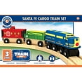 thumbnail image 1 of MasterPieces Wood Train Sets - Lionel Santa Fe Cargo 3 Piece Train Set, 1 of 6