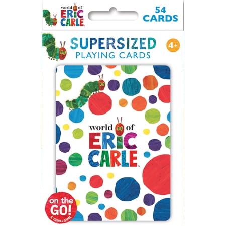 MasterPieces World of Eric Carle Jumbo Travel Playing Cards for Kids