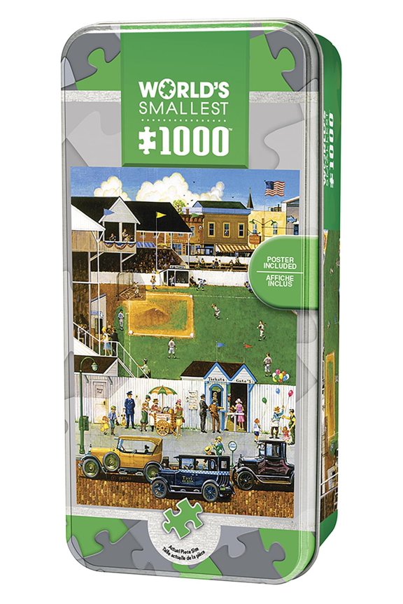World'S Smallest 4 X 8 Tin - Before The Big Game 1000 Piece Puzzle