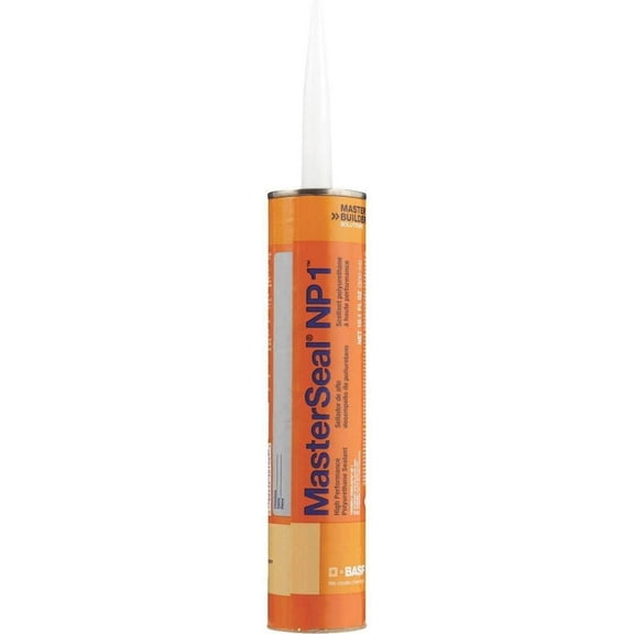 MasterSeal NP-1 Polyurethane Caulk Sealant Tube - Waterproof - 36 Pack, 10.1 oz, White
