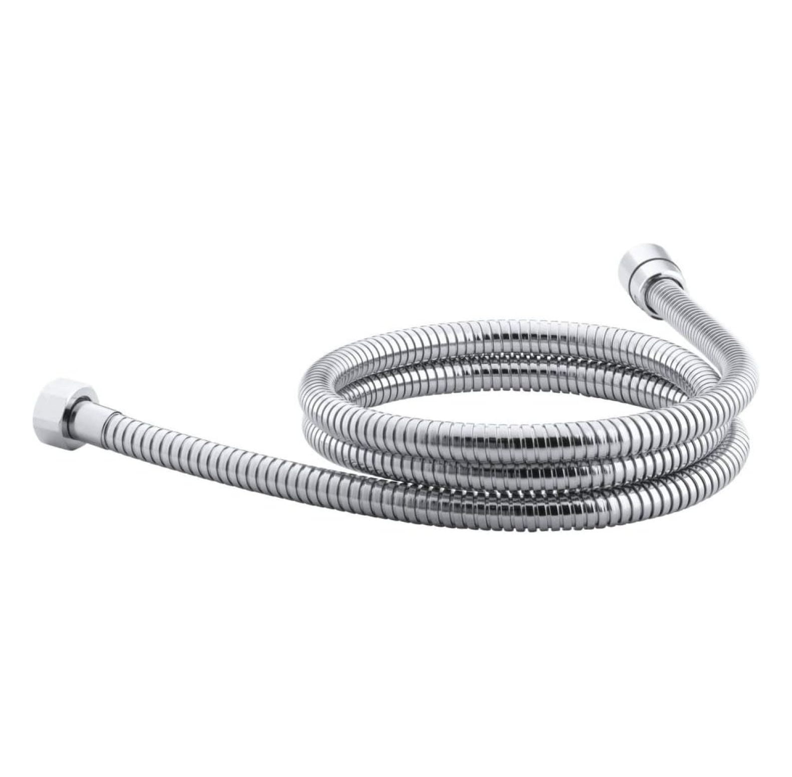 MasterShower 60-Inch Polished Chrome Metal Shower Hose
