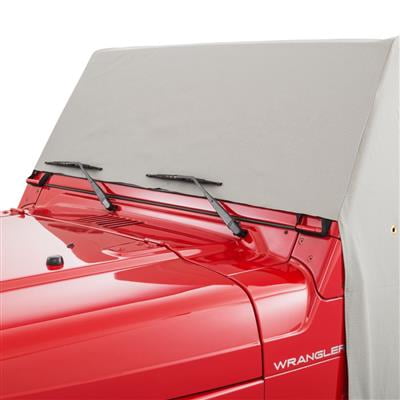 MasterTop 11110009 Cab Cover with Door Flaps Gray for Jeep Wrangler YJ/TJ