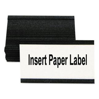 MasterVision Black Magnetic Data Cards - Support 2 MasterVision Black Magnetic Data Cards - Support 2