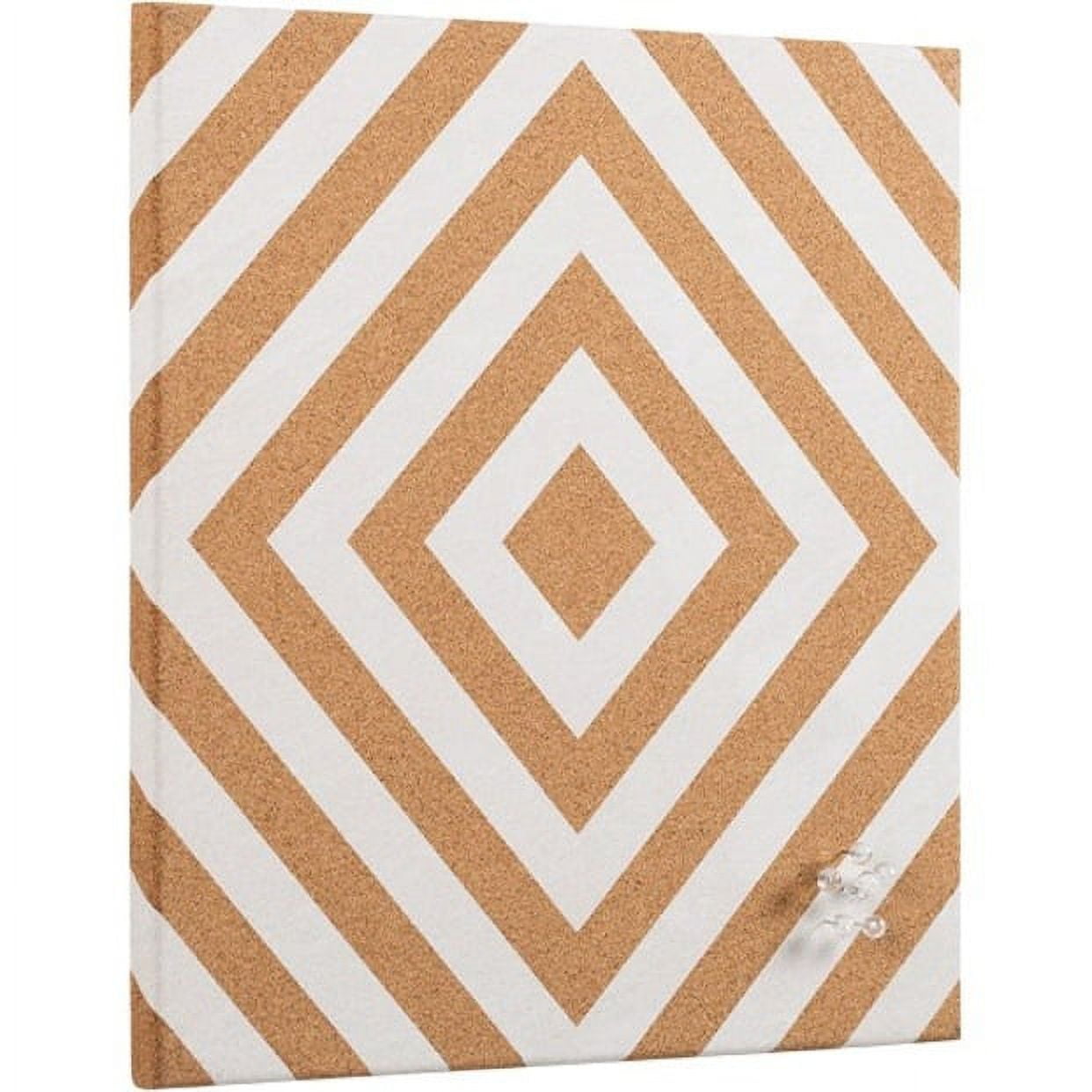 MasterVision Chevron Frameless Bulletin Board