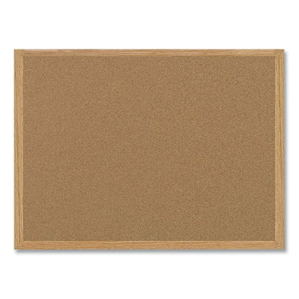 MasterVision™ Earth Cork Board With Fiberboard Frame, 48" x 72", 60% Recycled
