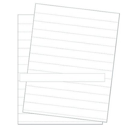 MasterVision FM1615 Data Card Replacement Sheets, 8.5 x 11 Inches Perforated Sheets, White, 10 Sheets
