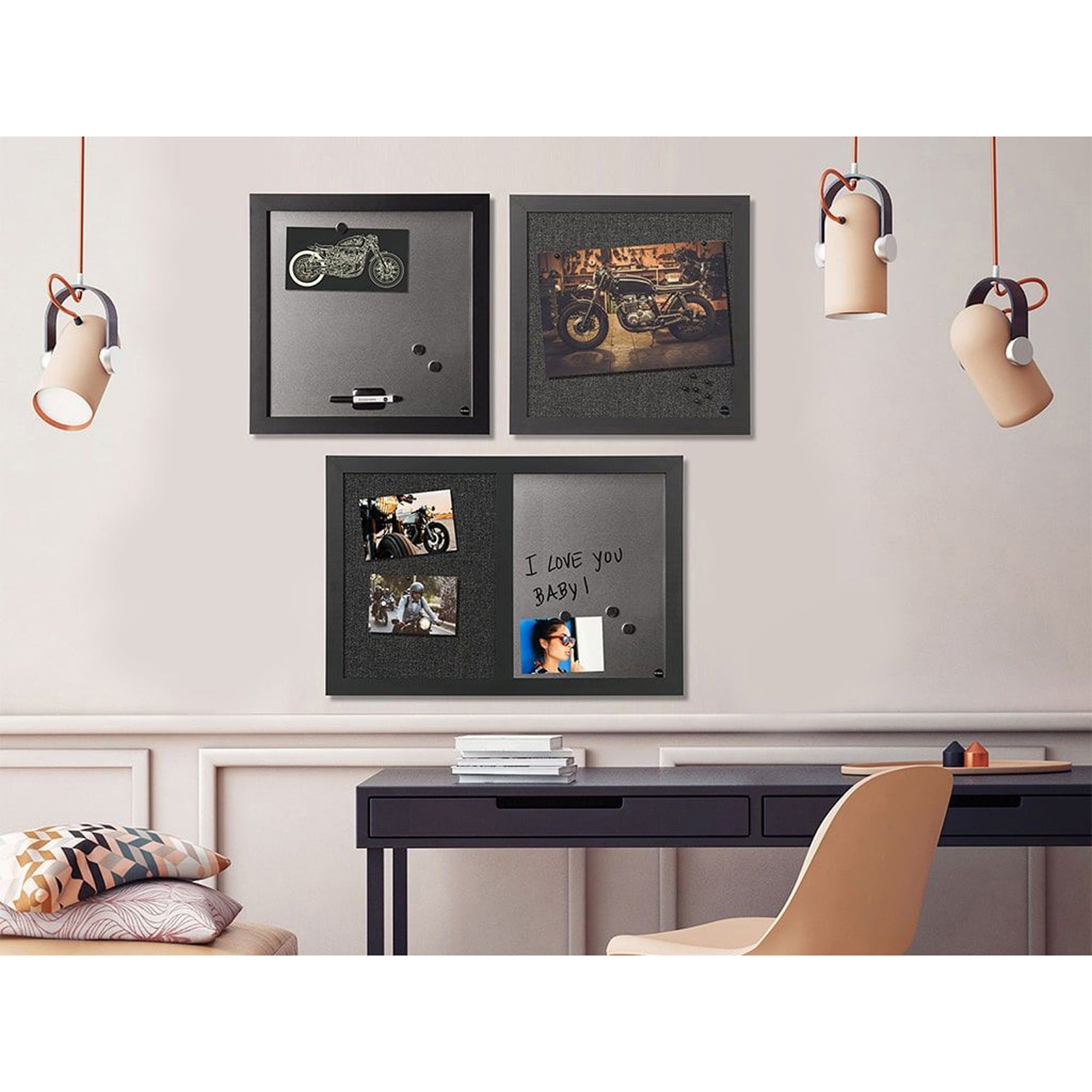 MasterVision Fabric Surface 18" x 24" Bulletin or Combination Board