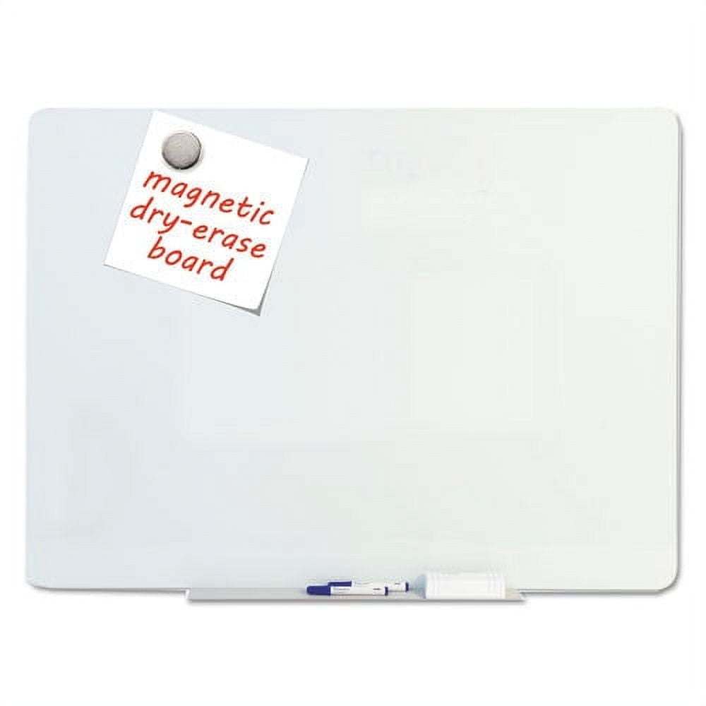 ViZual Collection Magnetic Glass Dry-Erase Board - 48 x 96 - OfficeSource