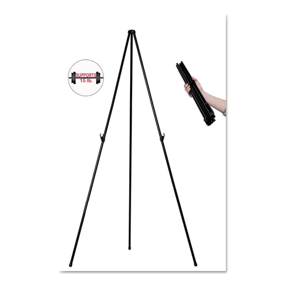 Mastervision Display Easel,63-1/2" H,12" W FLX10201MV