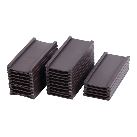 MasterVision® Magnetic Data Cards, With Blank Inserts, 3/4"H x 2-3/4"W, Pack Of 10