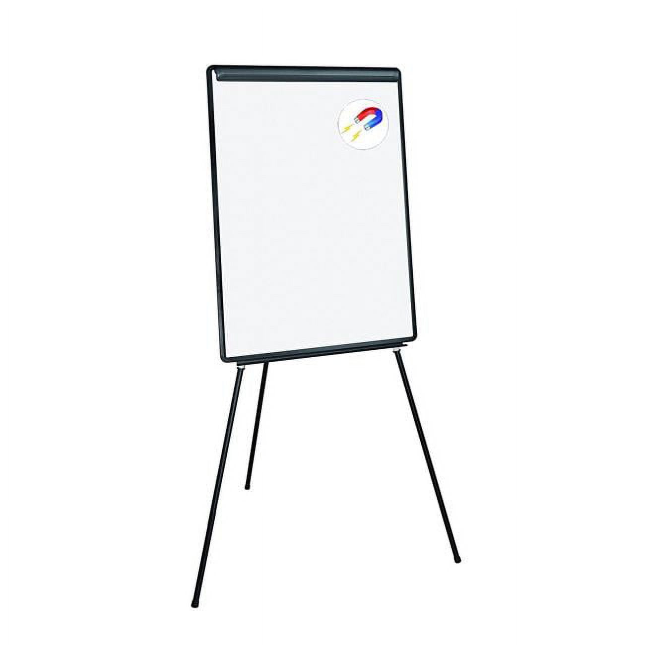 MasterVision DryErase Tripod Presentation Easel, Black