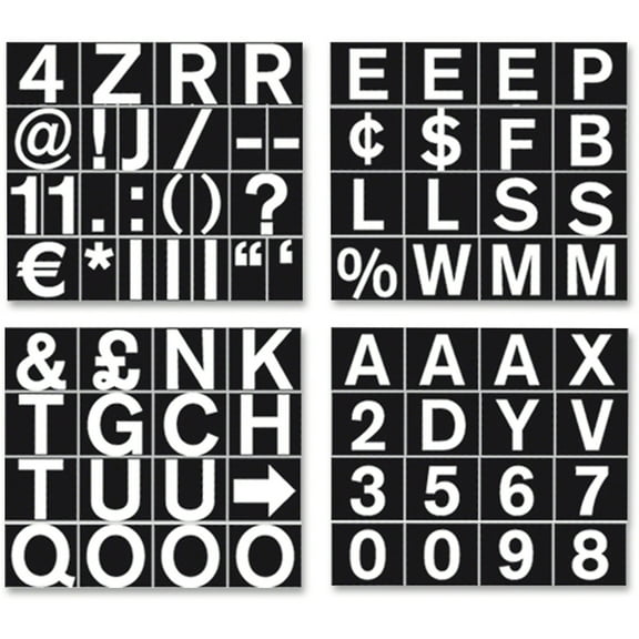 MasterVision Magnetic Letters