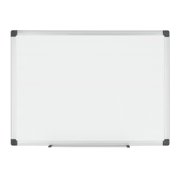 MasterVision Maya Magnetic Porcelain Dry-Erase Board, 24" X 36", Aluminum Frame