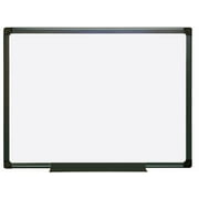 MasterVision Maya Melamine Black Framed Dry-Erase Board, 36" X 48"