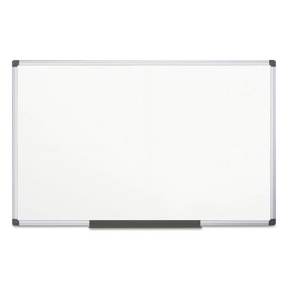 MasterVision Porcelain Value Dry Erase Board 48 x 96 White Aluminum