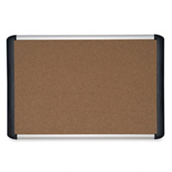 MasterVision Tech Cork Board 36x48 in. Silver Frame