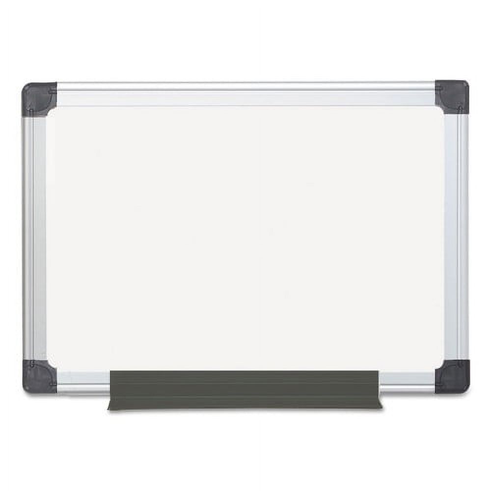 MasterVision Value Melamine Dry Erase Board, 18 x 24, White Surface, Silver Aluminum Frame