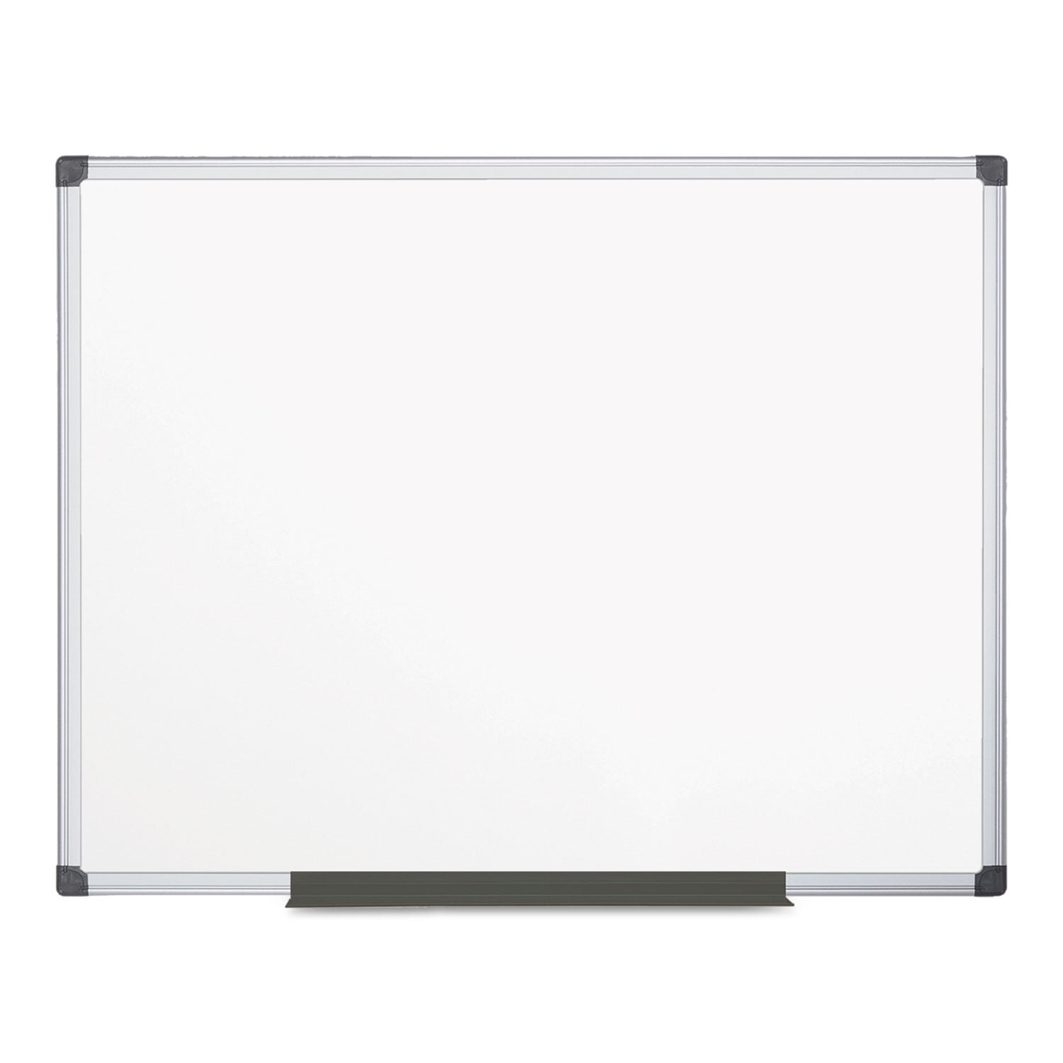 MasterVision Value Melamine Dry Erase Board 48 x 72 White Aluminum