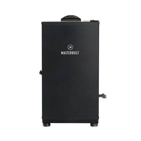 Masterbuilt 30 inch Digital Electric Vertical Smoker, Side Wood Chip Loader, Black, Model MB20071117