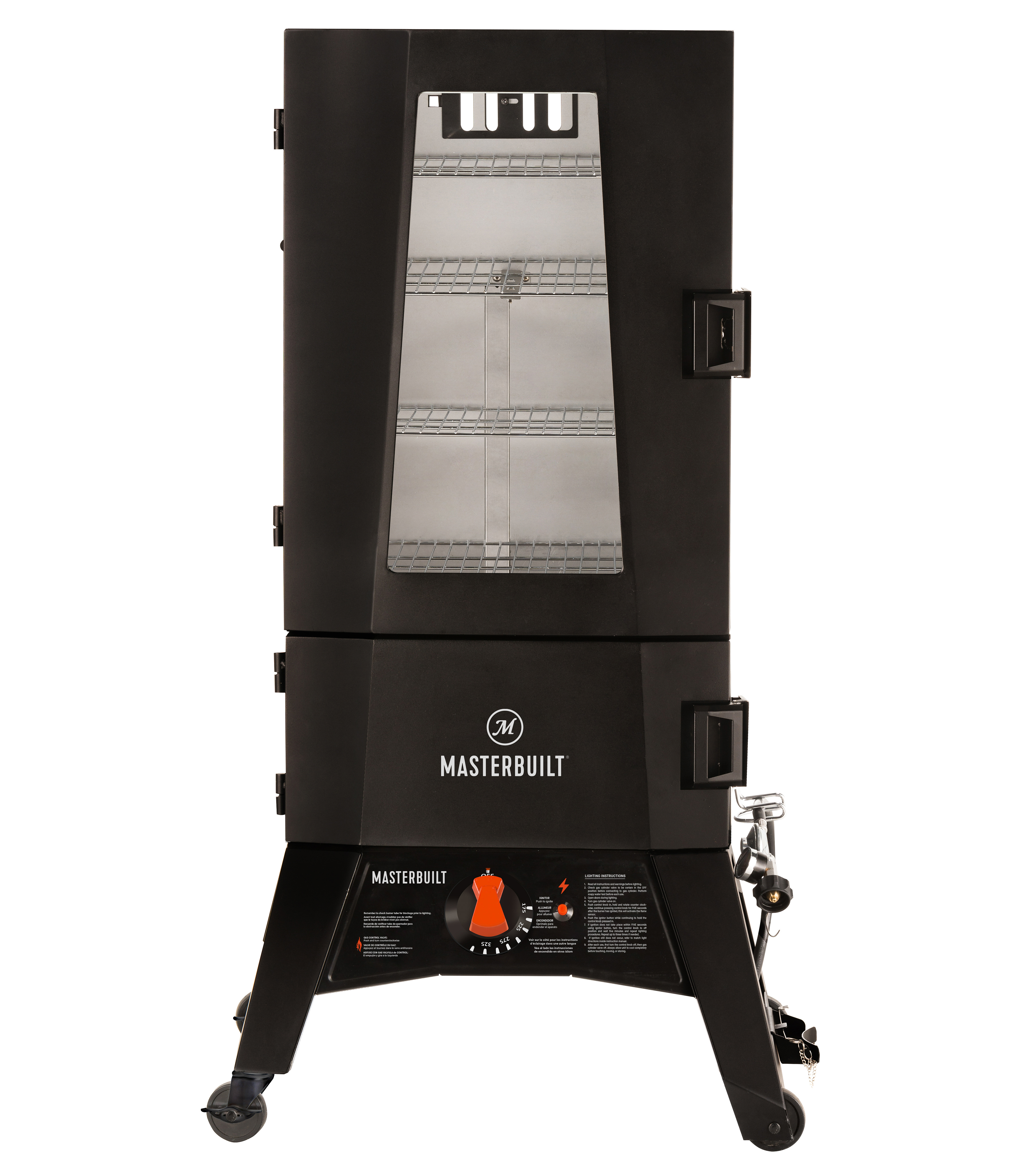 Masterbuilt 40-inch ThermoTemp XL Propane Smoker with Window in Black - image 1 of 10