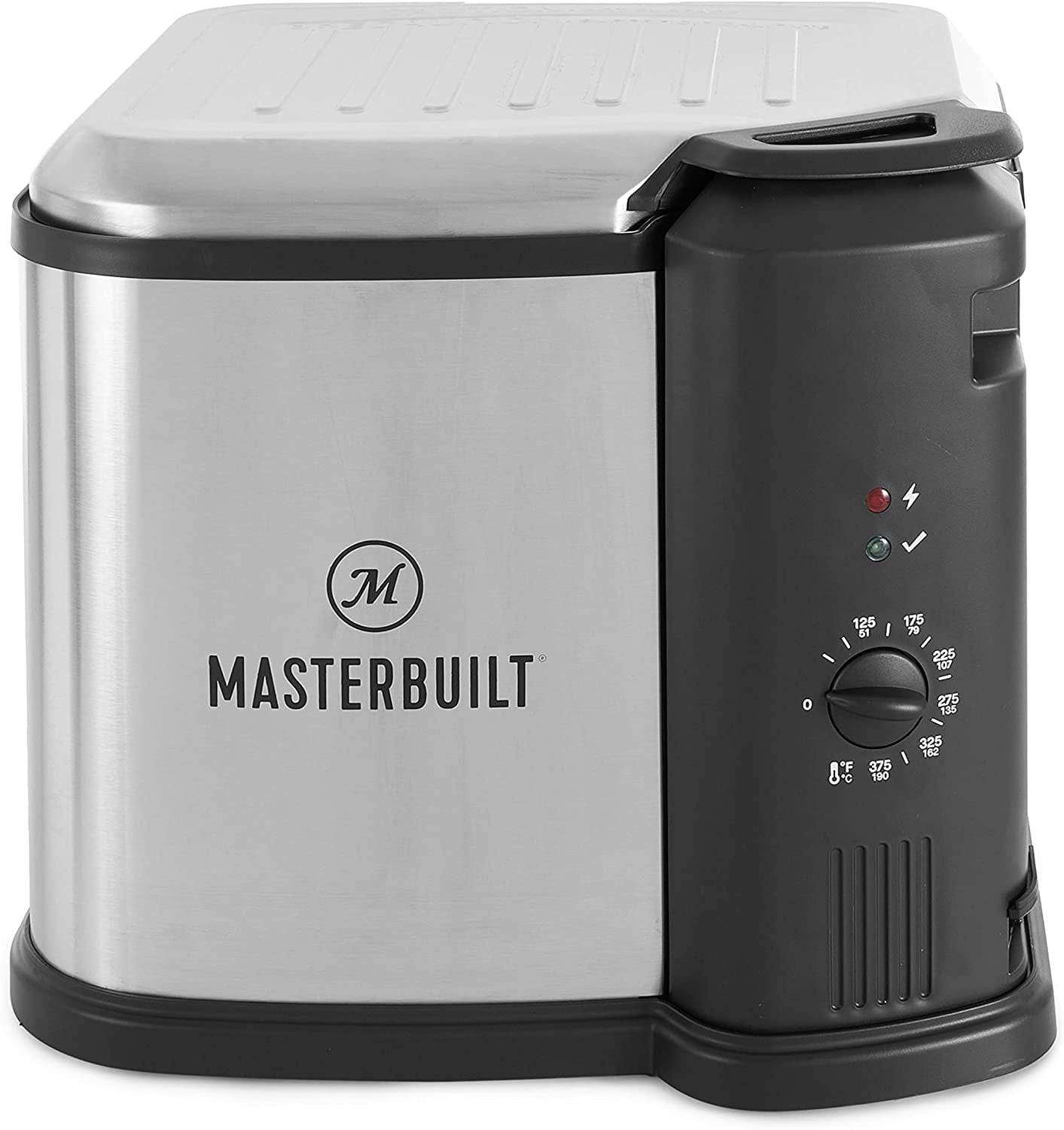 Masterbuilt Countertop 8L Electric Turkey Deep Fryer in Silver