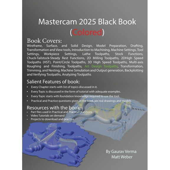 Mastercam 2025 Black Book: (Colored), (Hardcover)