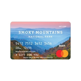 Mastercard® $20-$500 eGift Card Smoky Mtns (Plus $6.84 Purchase Fee) [Email Delivery]