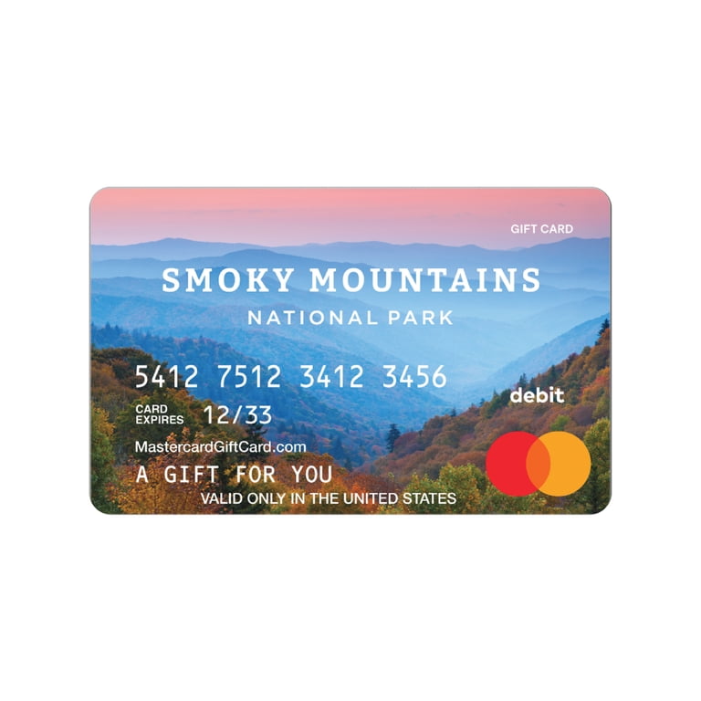 Mastercard® $20-$500 eGift Card Smoky Mtns (Plus $6.84 Purchase