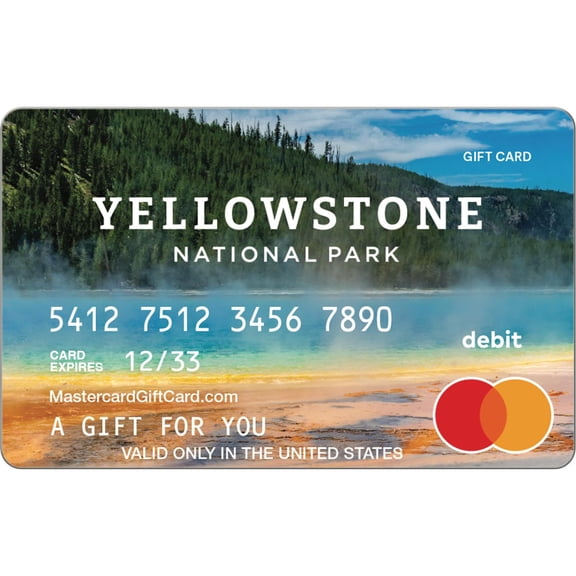 Mastercard® $20-$500 eGift Card Yellowstone (Plus $6.84 Purchase Fee) [Email Delivery]