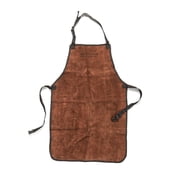 Mastercarver Natural Leather Suede Finish Woodcarvers Apron 23 x 23 in Brown