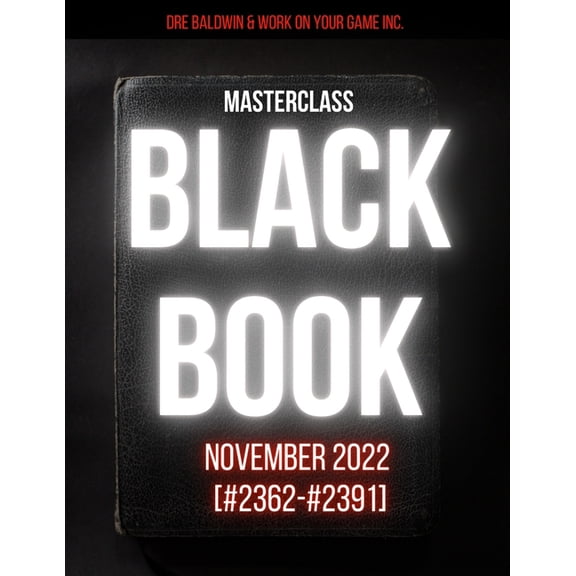 Masterclass Black Book Black Book: November 2022, Book 1, (Paperback)