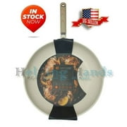 Masterclass Premium Cookware 11 Heavy Duty Skillet Frying Pan Non-Stick - Beige