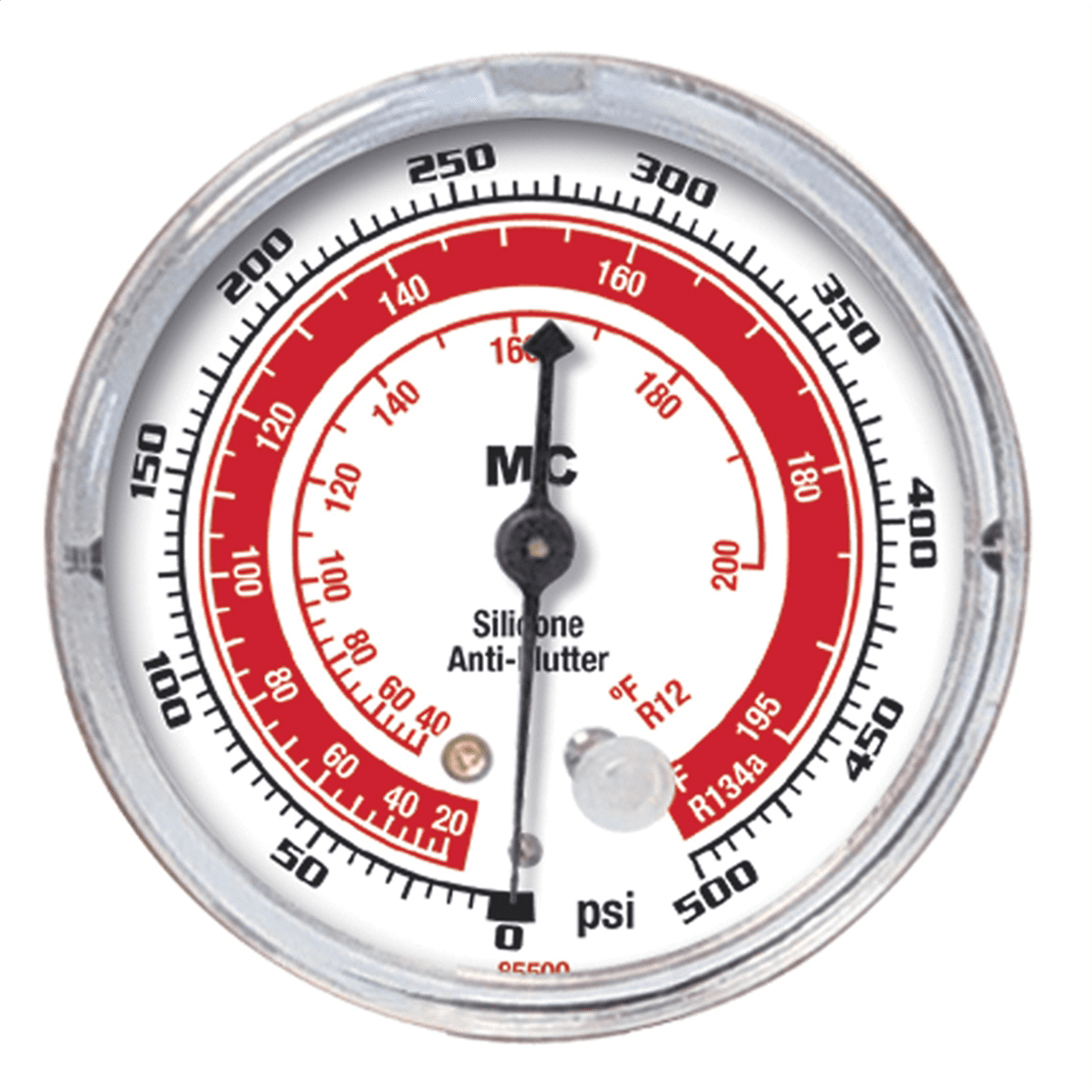 Mastercool 85500 2-1/2" High Side R-134A/R-12 Replacement Gauge