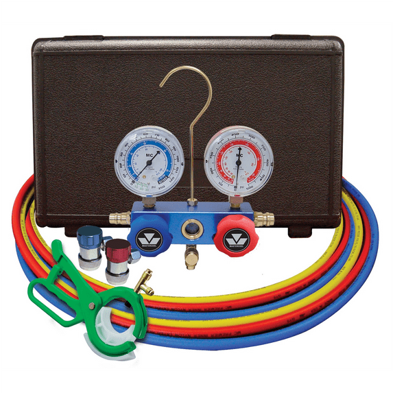 Mastercool 98661-PRO Dual R134a/R12 2-way Manifold Gauge Set