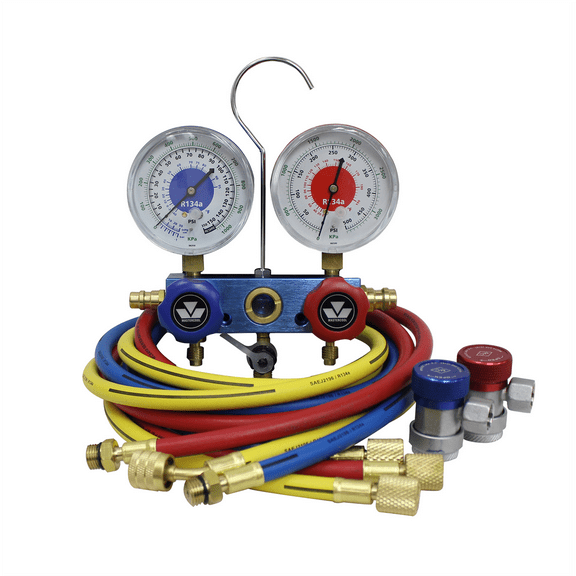 Mastercool R134A TWO-WAY ALUMININUM MANIFOLD GAUGE SET
