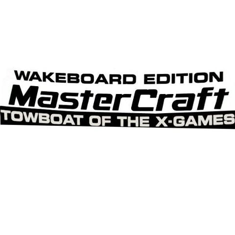 Mastercraft Boat Decal Sticker | Wakeboard X-Games Edition