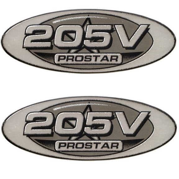 Mastercraft Boat Raised Decal 758119 | ProStar 205V Emblem 13 1/2 In (Pair)